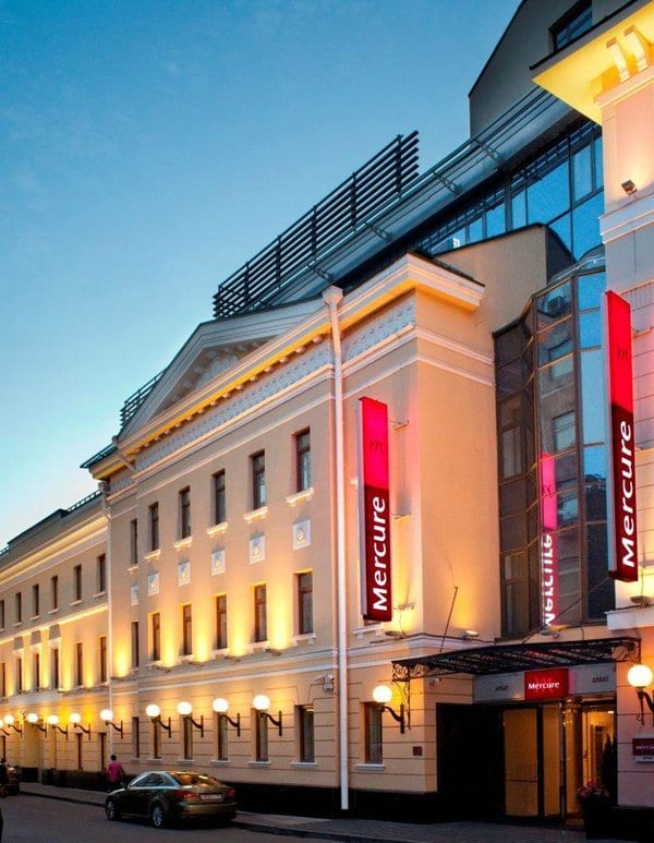 Отель Mercure Arbat 4* в здании исторического особняка XIX века, Москва, Смоленская, 6