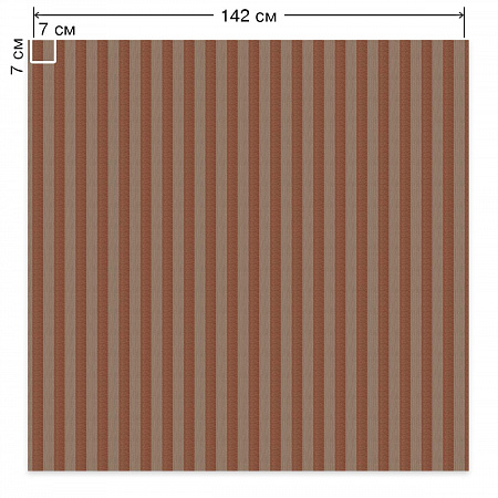 Рогожка Treartex 4644-29 с печатью, вертикальные полосы