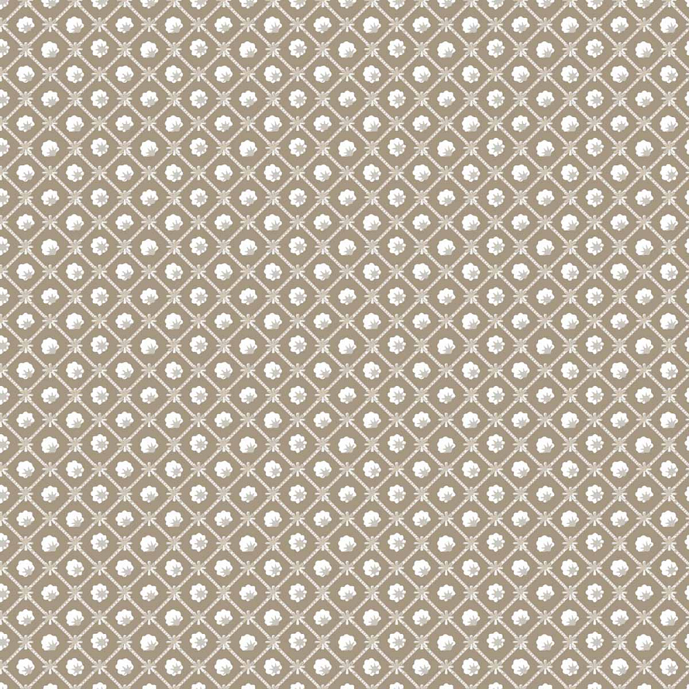 Бархат Treartex 8149-13 с печатью, "хлопок"