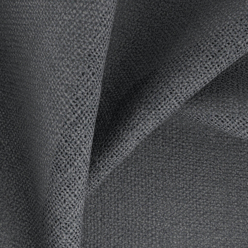Легкая портьерная ткань "букле" FR-One Statement 03-Charcoal 