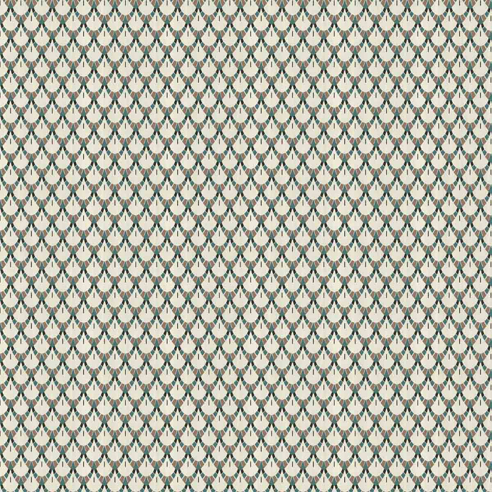 Бархат Treartex 8150-62 с печатью, "орнамент" 