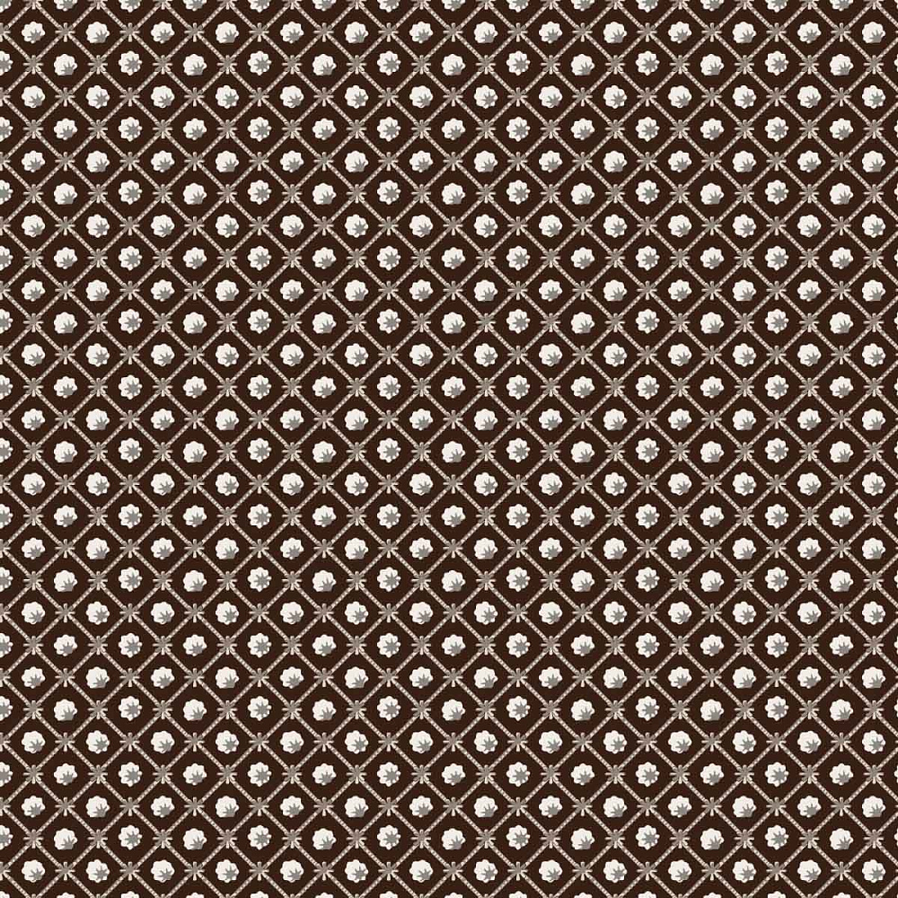 Бархат Treartex 8149-31 с печатью, "хлопок"