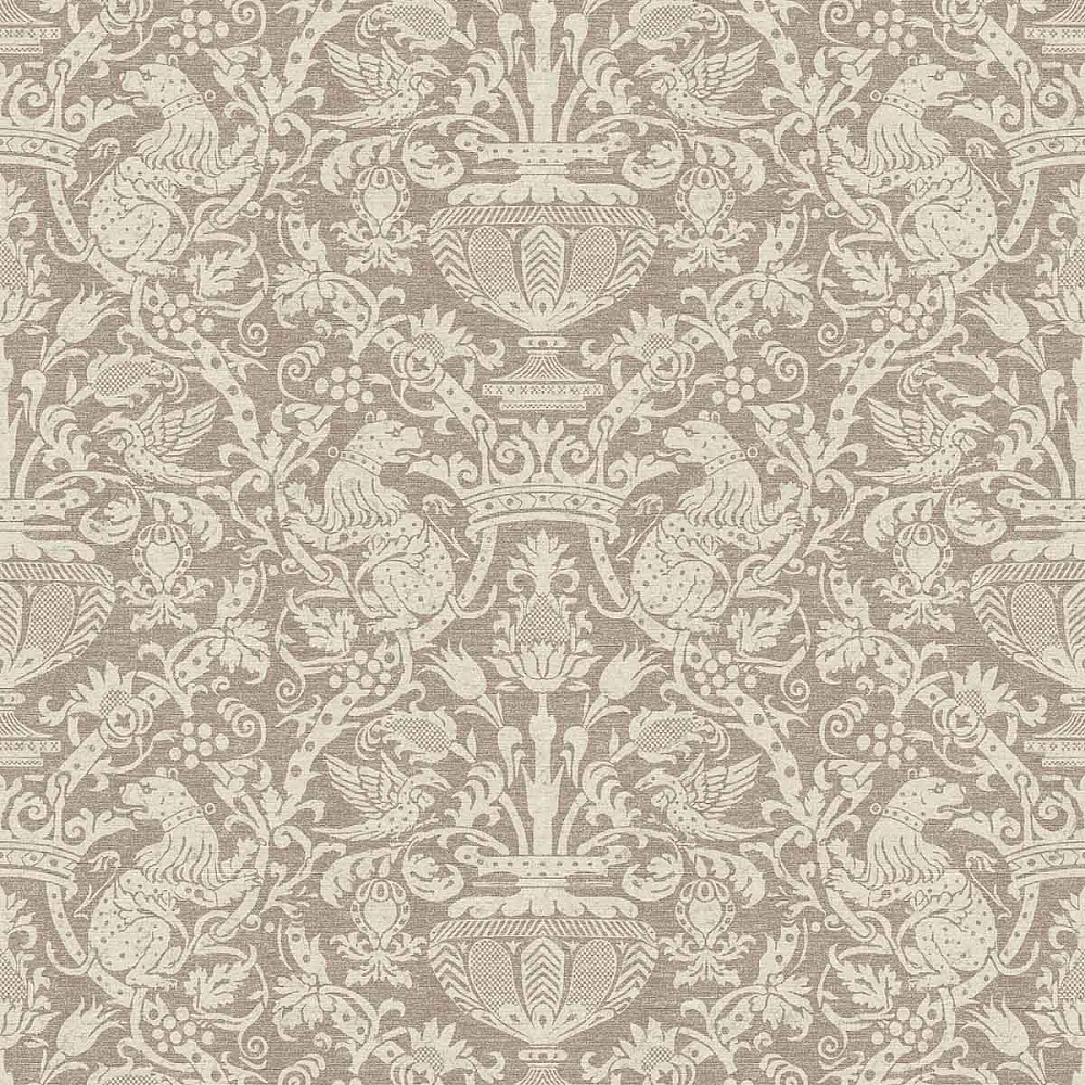 Димаут сатиновый Treartex 2528-32 с печатью, "классика"