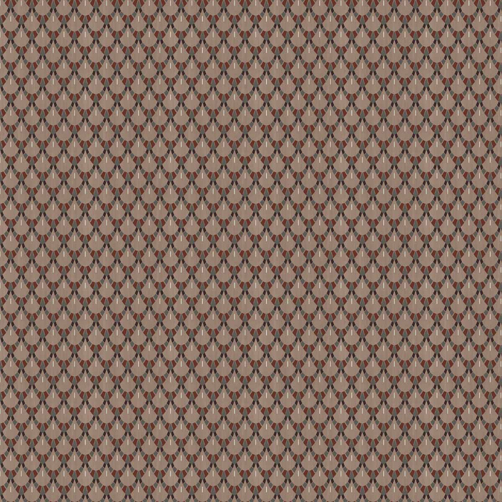 Бархат Treartex 8150-29 с печатью, "орнамент" 