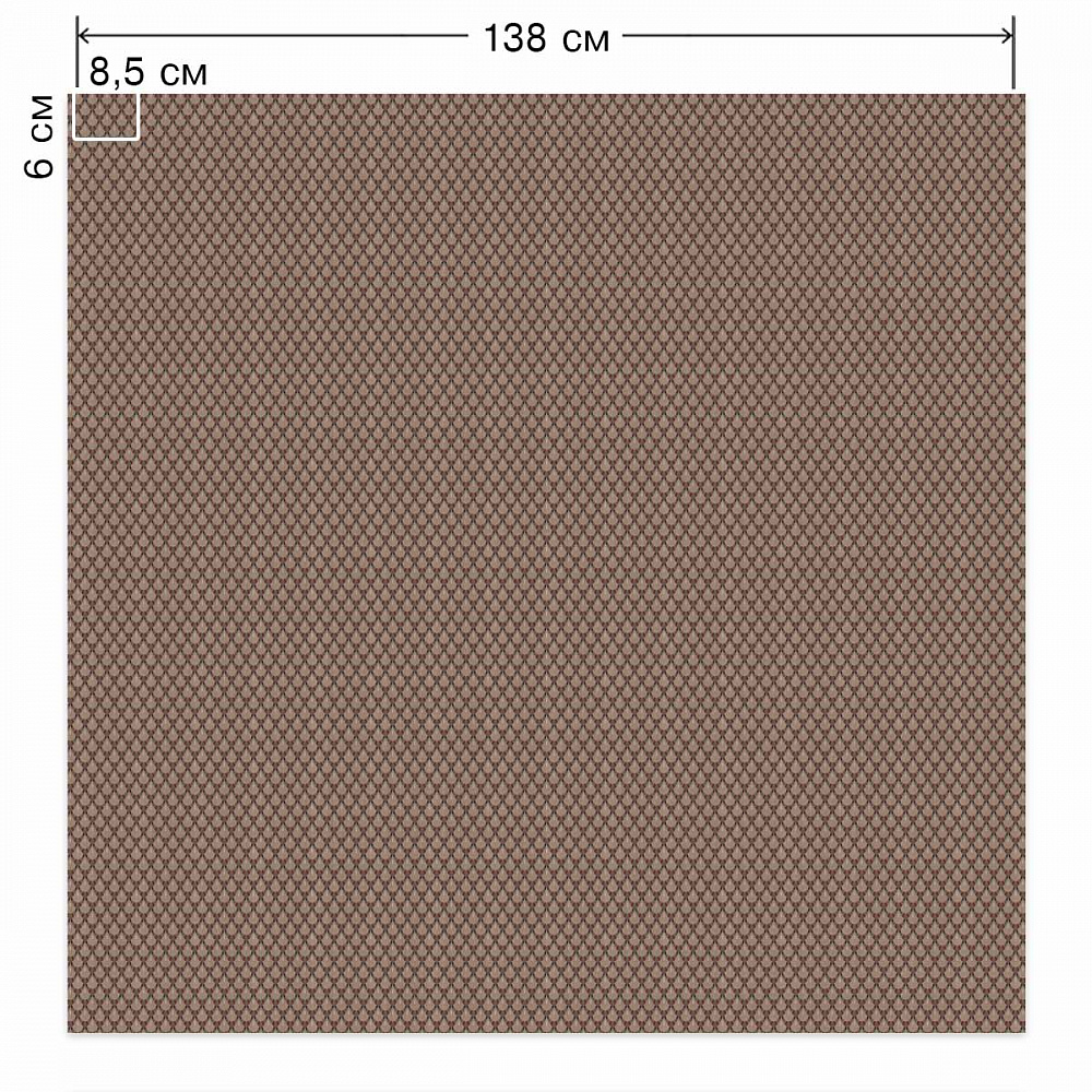 Бархат Treartex 8150-29 с печатью, "орнамент" 