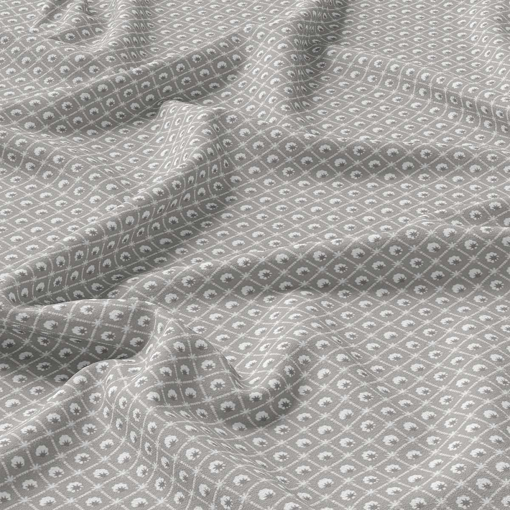 Бархат Treartex 8149-16 с печатью, "хлопок"