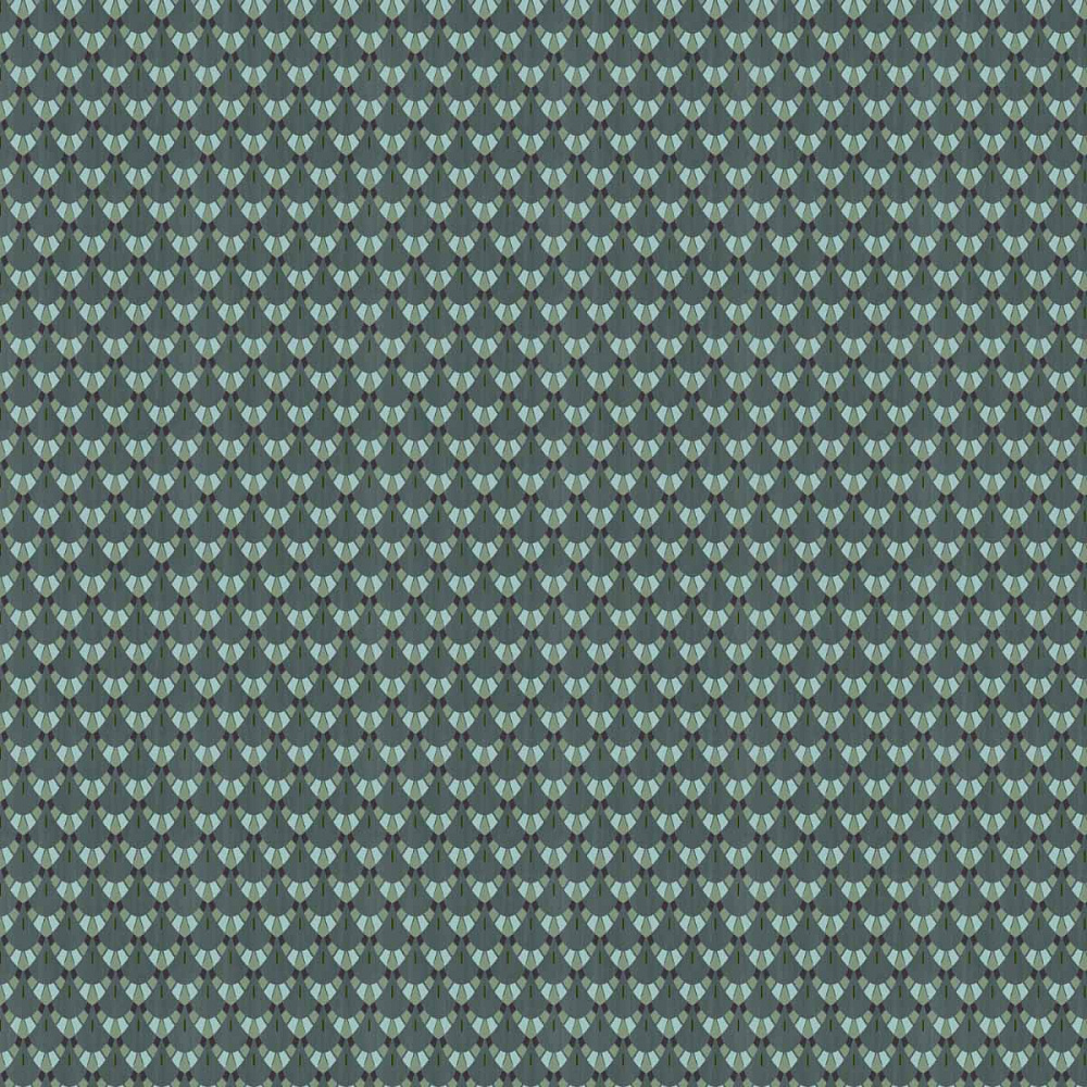Бархат Treartex 8150-68 с печатью, "орнамент" 